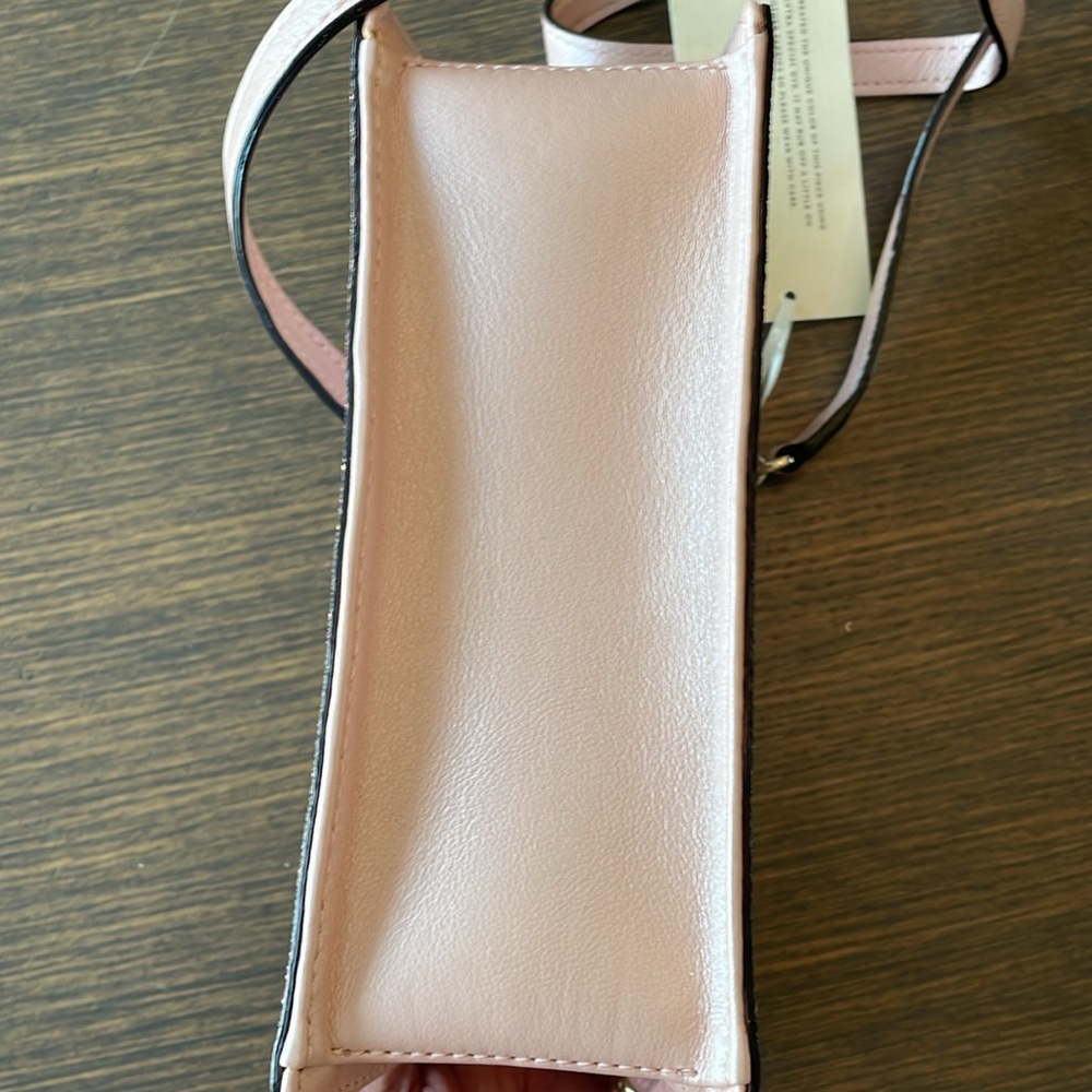 KATE SPADE SUNSET LANE CROSSBODY BAG Rosegold Glitter New with Tags Gift Idea - Picture 9 of 16